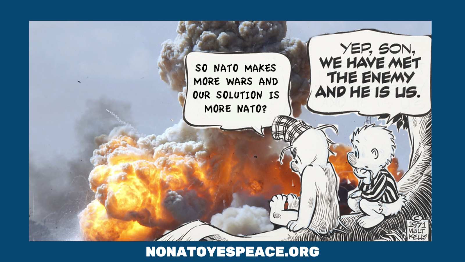 Graphics, Flyers, Letters, Videos – No NATO / Yes Peace